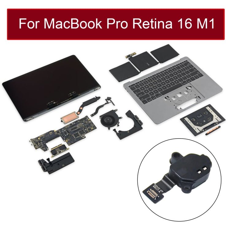 Earphone Jack Flex Cable 821 - 03117 - A for MacBook Pro 16 inch M1 A2485 EMC3651 2021, For MacBook Pro 16 inch M1 A2485 - ORIWHIZ