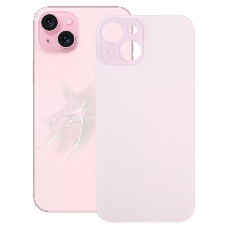 Easy Replacement Big Camera Hole Glass Back Battery Cover for iPhone 15, For iPhone 15(Not Disassemble) - ORIWHIZ