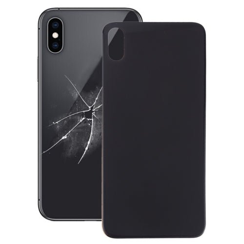 Easy Replacement Big Camera Hole Glass Back Battery Cover with Adhesive for iPhone X, For iPhone X (No Disassemble), For iPhone X (Not Disassemble) - ORIWHIZ
