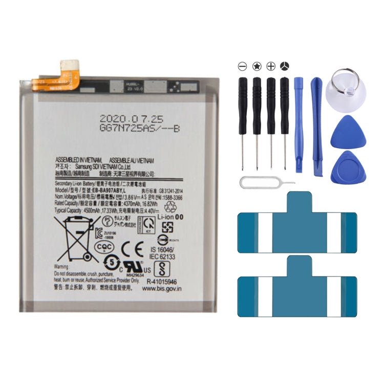 EB - BA907ABY 4500mAh Li - Polymer Battery Replacement, For Samsung Galaxy S10 Lite - ORIWHIZ