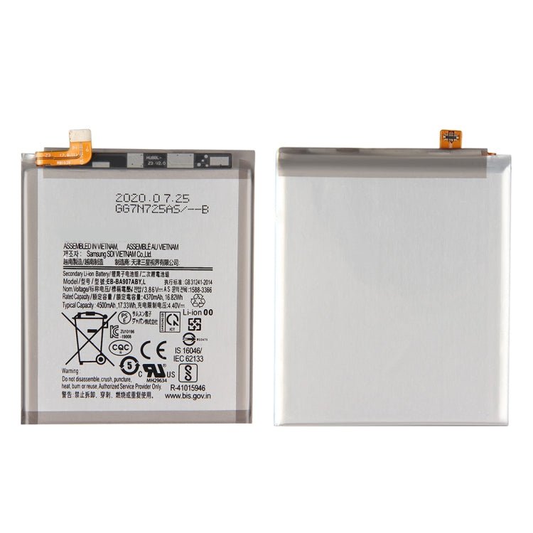EB - BA907ABY 4500mAh Li - Polymer Battery Replacement, For Samsung Galaxy S10 Lite - ORIWHIZ