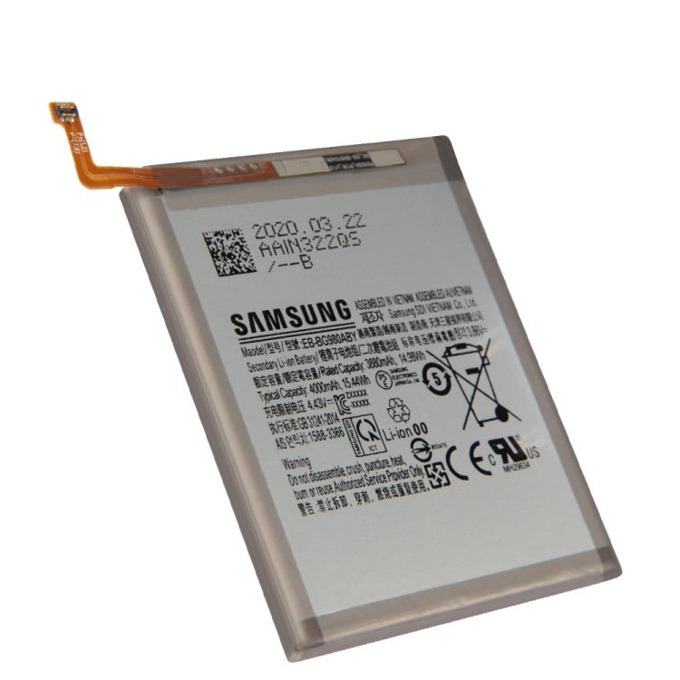EB - BG980ABY for Samsung Galaxy S20 SM - G980 Li - ion Polymer Battery, For Samsung Galaxy S20 - ORIWHIZ