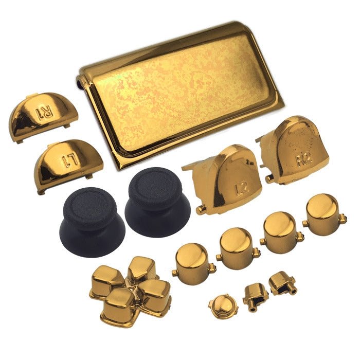 Electroplating Button Set For PS4 Slim, Red, Gold, Purple, Green, Blue, Silver - ORIWHIZ