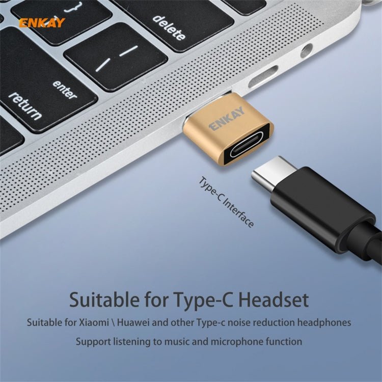 ENKAY ENK - AT105 USB Male to FemaleType - C Aluminium Alloy Adapter Converter, Support Quick Charging & Data Transmission, ENKAY ENK - AT105 Black, ENKAY ENK - AT105 Red, ENKAY ENK - AT105 Gold, ENKAY ENK - AT105 Rose Gold - ORIWHIZ