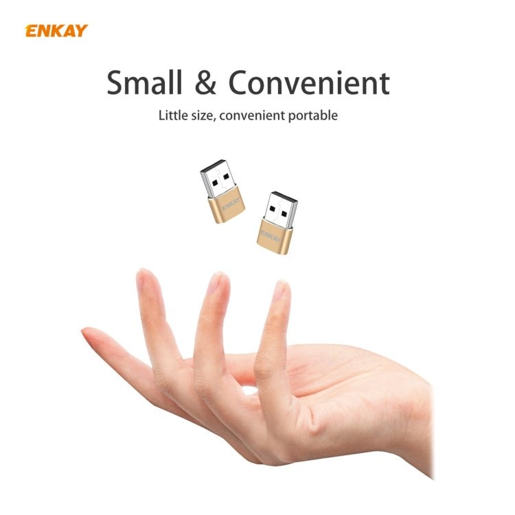 ENKAY ENK - AT105 USB Male to FemaleType - C Aluminium Alloy Adapter Converter, Support Quick Charging & Data Transmission, ENKAY ENK - AT105 Black, ENKAY ENK - AT105 Red, ENKAY ENK - AT105 Gold, ENKAY ENK - AT105 Rose Gold - ORIWHIZ