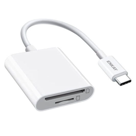 ENKAY ENK - AT117 USB - C / Type - C to SD / TF Card Reader Adapter - ORIWHIZ