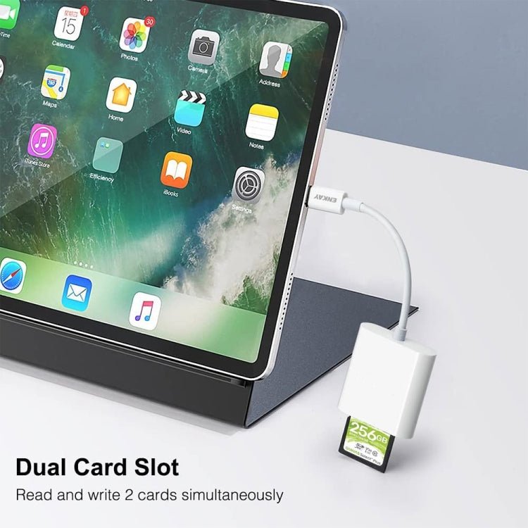 ENKAY ENK - AT117 USB - C / Type - C to SD / TF Card Reader Adapter - ORIWHIZ