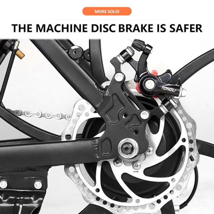 EU Warehouse AVAKA BZ20 PLUS 500W 48V 15AH Foldable Electric Bicycle with 7 Gears Derailleur & 20 inch Integrated Tires, EU Plug, BZ20 PLUS - Integrated Tires (Black), BZ20 PLUS - Integrated Tires (White) - ORIWHIZ