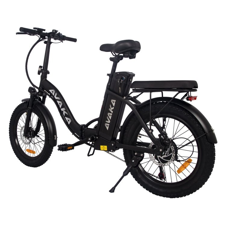 EU Warehouse AVAKA BZ20 PLUS 500W 48V 15AH Foldable Electric Bicycle with 7 Gears Derailleur & 20 inch Tires, EU Plug, BZ20 PLUS (White), BZ20 PLUS (Black) - ORIWHIZ