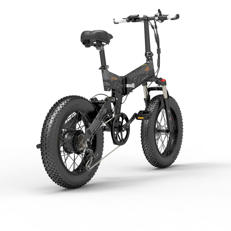 EU Warehouse BEZIOR XF200 1000W 48V 15AH Folding Electric Snow Bicycle with 20 inch Tires, EU Plug, XF200 EU Plug - ORIWHIZ
