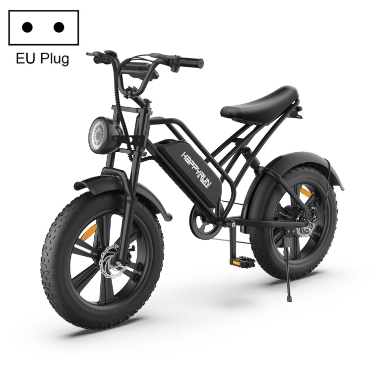 EU Warehouse HAPPYRUN G50 750W 48V / 18AH Electric Bicycle with LED Display & 20 inch Tires, US Plug, G50 US Plug, G50 EU Plug - ORIWHIZ