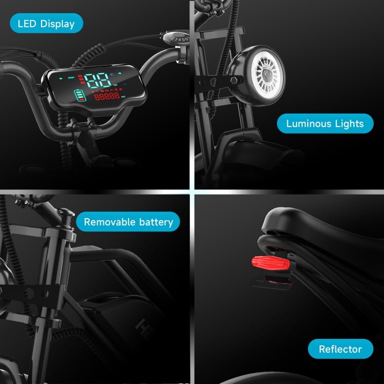 EU Warehouse HAPPYRUN G50 750W 48V / 18AH Electric Bicycle with LED Display & 20 inch Tires, US Plug, G50 US Plug, G50 EU Plug - ORIWHIZ