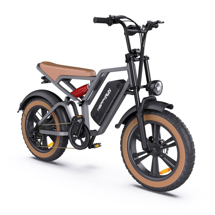 EU Warehouse HAPPYRUN G60 750W 48V / 18AH Electric Bicycle with LED Display & 20 inch Tires, US Plug, G60 US Plug, G60 EU Plug - ORIWHIZ