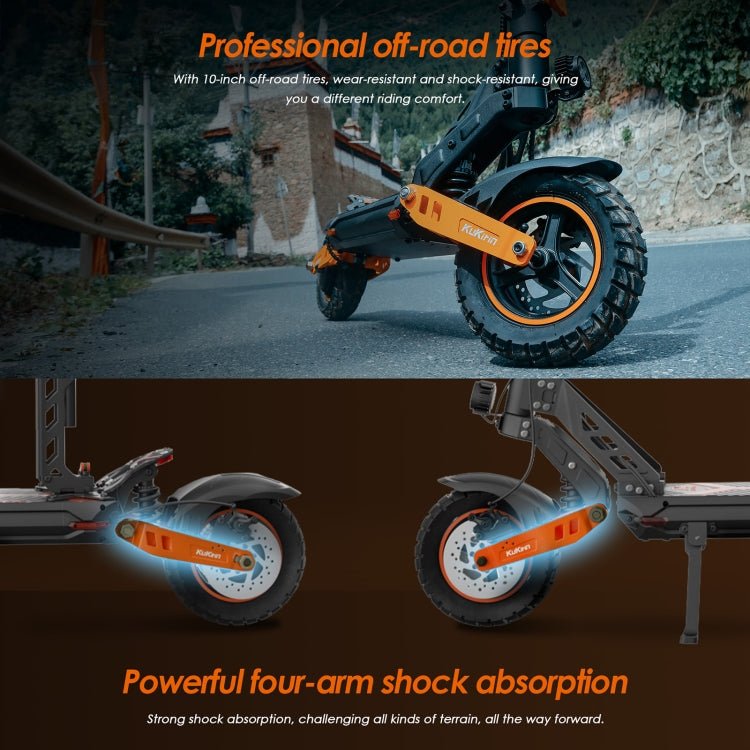 EU Warehouse KUGOO Kukirin G2 Max 1000W 48V 20AH Three - speed Folding Electric Offroad Scooter with LED Display, G2 Max - ORIWHIZ