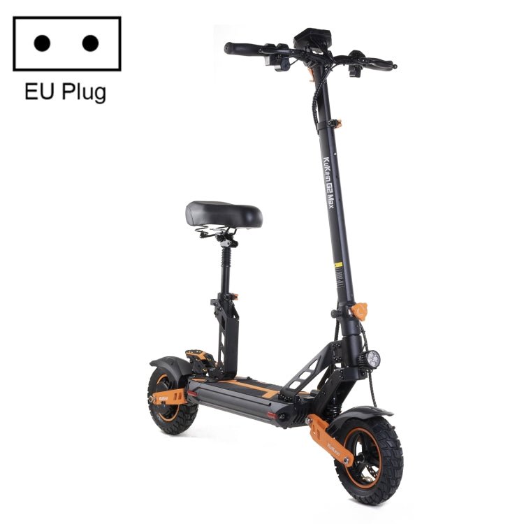 EU Warehouse KUGOO Kukirin G2 Max 1000W 48V 20AH Three - speed Folding Electric Offroad Scooter with LED Display, G2 Max - ORIWHIZ