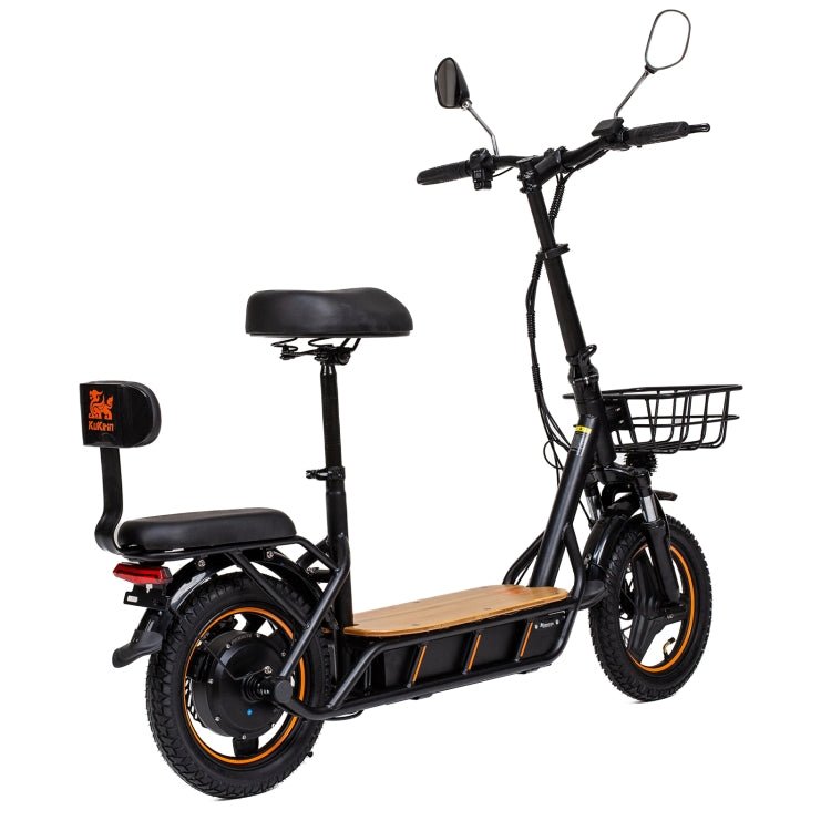 EU Warehouse KuKirin C1 Pro 500W 48V 26Ah Electric Offroad Scooter with 14 inch Tires & Rear Seat, EU Plug, C1 Pro - ORIWHIZ