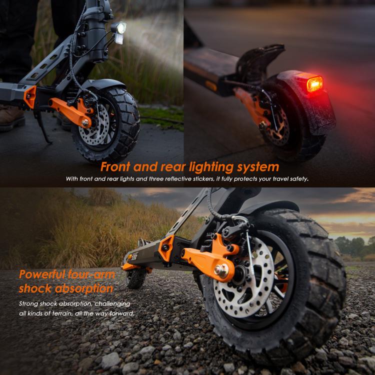 EU Warehouse Kukirin G2 Pro VMP 500W Three - speed Folding Electric Offroad Scooter with 9 inch Vacuum Tires, G2 Pro VMP - ORIWHIZ