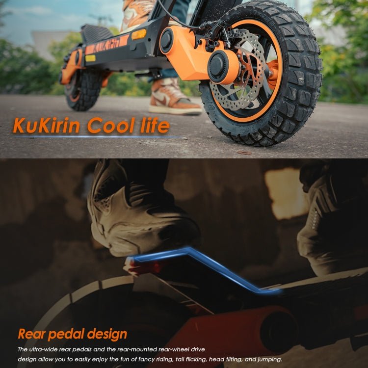 EU Warehouse Kukirin G3 10 inch Tires 1200W 52V 18AH Three - speed Folding Electric Offroad Scooter with LED Display, G3 - ORIWHIZ