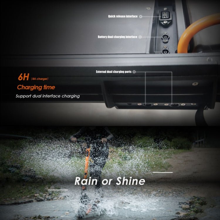 EU Warehouse Kukirin G3 Pro 10 inch Tires 2400W 52V 23.4AH Three - speed Folding Electric Offroad Scooter with LED Display, G3 Pro - ORIWHIZ