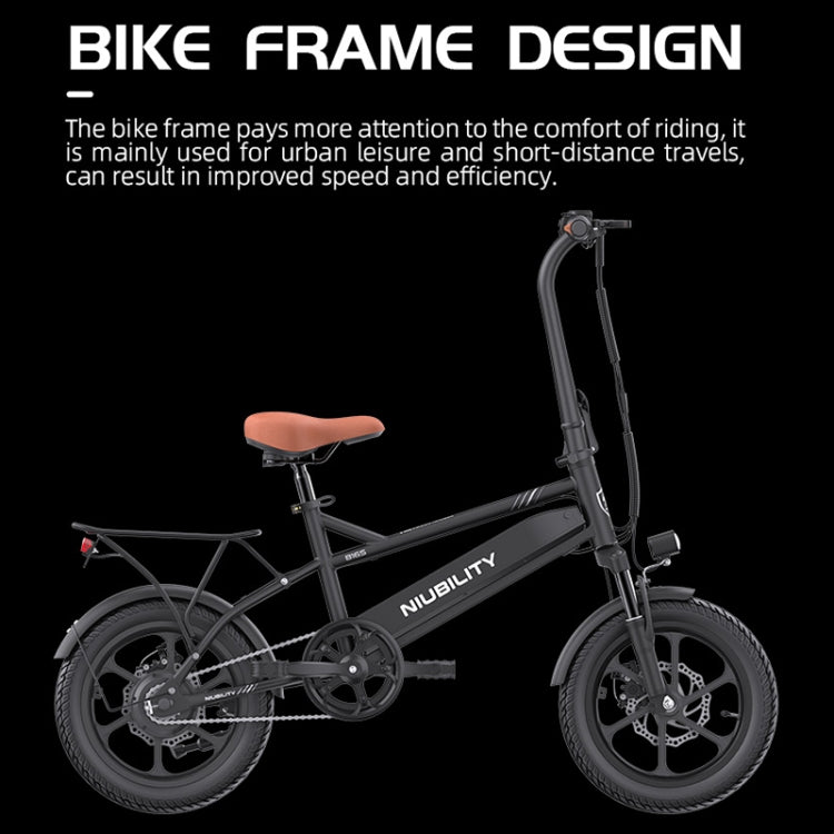 EU Warehouse Niubility B16S 14.5AH 350W Electric Bicycle with 16 inch Tires & LCD Display, EU Plug, B16S - ORIWHIZ