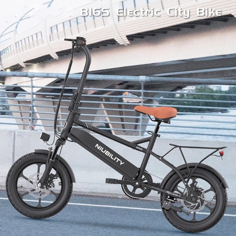 EU Warehouse Niubility B16S 14.5AH 350W Electric Bicycle with 16 inch Tires & LCD Display, EU Plug, B16S - ORIWHIZ