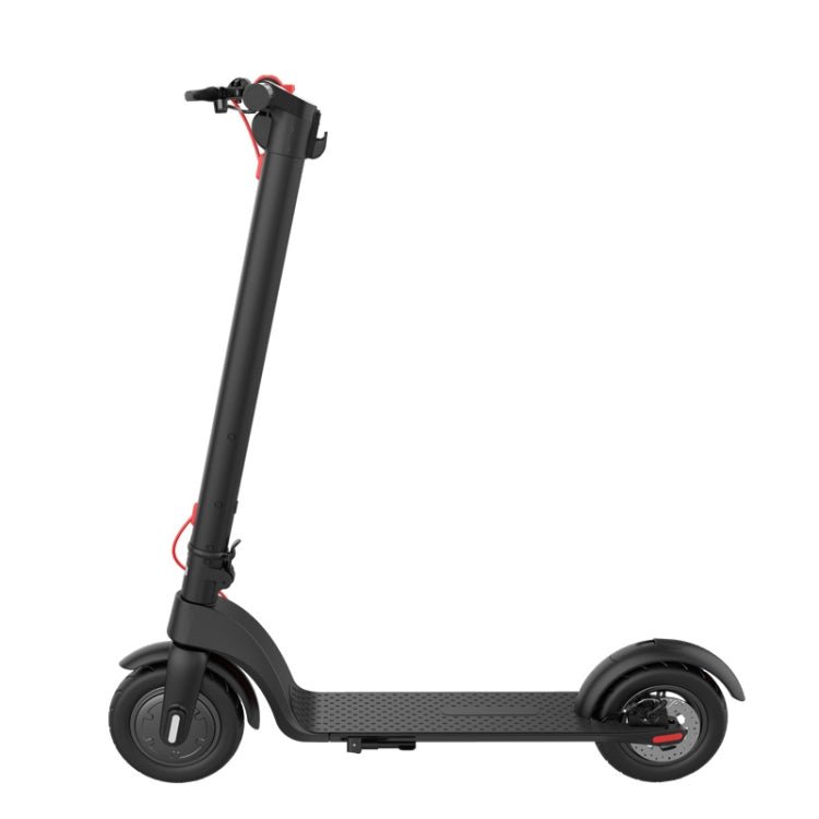 EU Warehouse X7 Outdoor Waterproof Foldable Off - road Scooter with 8.5 inch Vacuum Tires & LCD Display& LED Lights & 6.4AH Lithium Battery, Load - bearing: 20 - 100kg (Black), 8.5 inch Tires US - ORIWHIZ