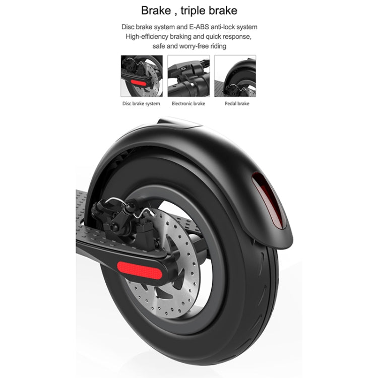 EU Warehouse X7 Outdoor Waterproof Foldable Off - road Scooter with 8.5 inch Vacuum Tires & LCD Display& LED Lights & 6.4AH Lithium Battery, Load - bearing: 20 - 100kg (Black), 8.5 inch Tires US - ORIWHIZ