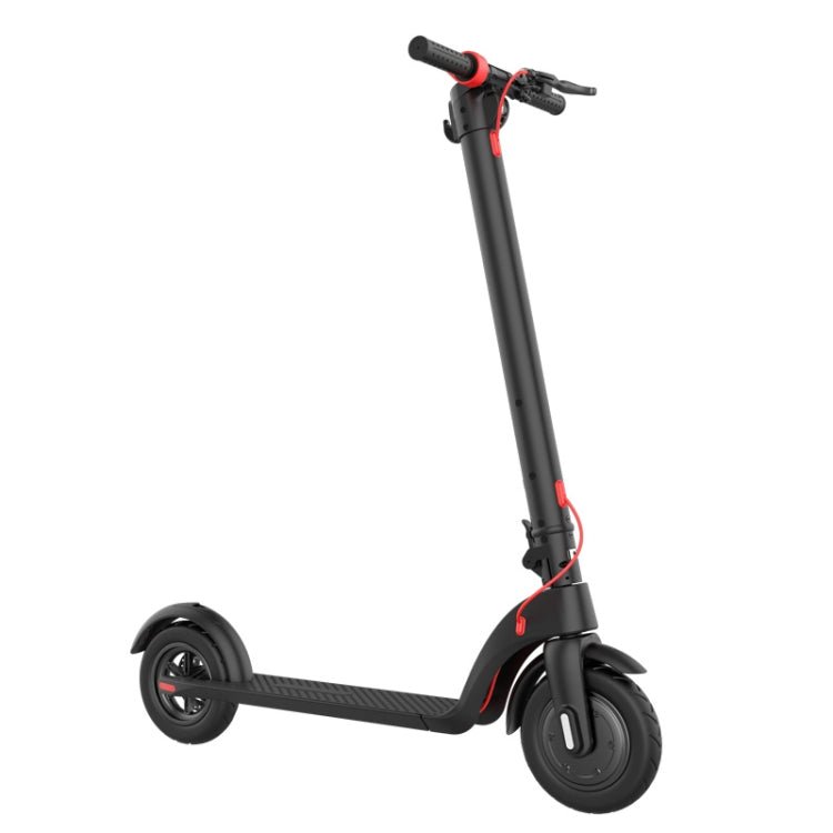 EU Warehouse X7 Outdoor Waterproof Foldable Off - road Scooter with 8.5 inch Vacuum Tires & LCD Display& LED Lights & 6.4AH Lithium Battery, Load - bearing: 20 - 100kg (Black), 8.5 inch Tires US - ORIWHIZ