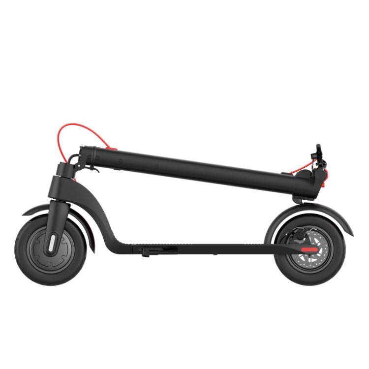 EU Warehouse X7 Outdoor Waterproof Foldable Off - road Scooter with 8.5 inch Vacuum Tires & LCD Display& LED Lights & 6.4AH Lithium Battery, Load - bearing: 20 - 100kg (Black), 8.5 inch Tires US - ORIWHIZ