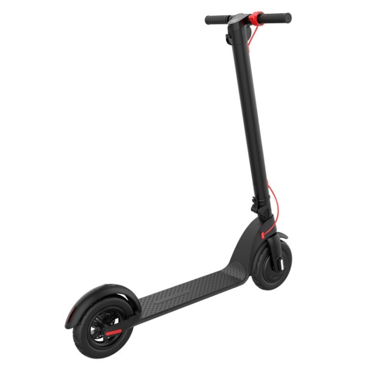 EU Warehouse X7 Outdoor Waterproof Foldable Off - road Scooter with 8.5 inch Vacuum Tires & LCD Display& LED Lights & 6.4AH Lithium Battery, Load - bearing: 20 - 100kg (Black), 8.5 inch Tires US - ORIWHIZ
