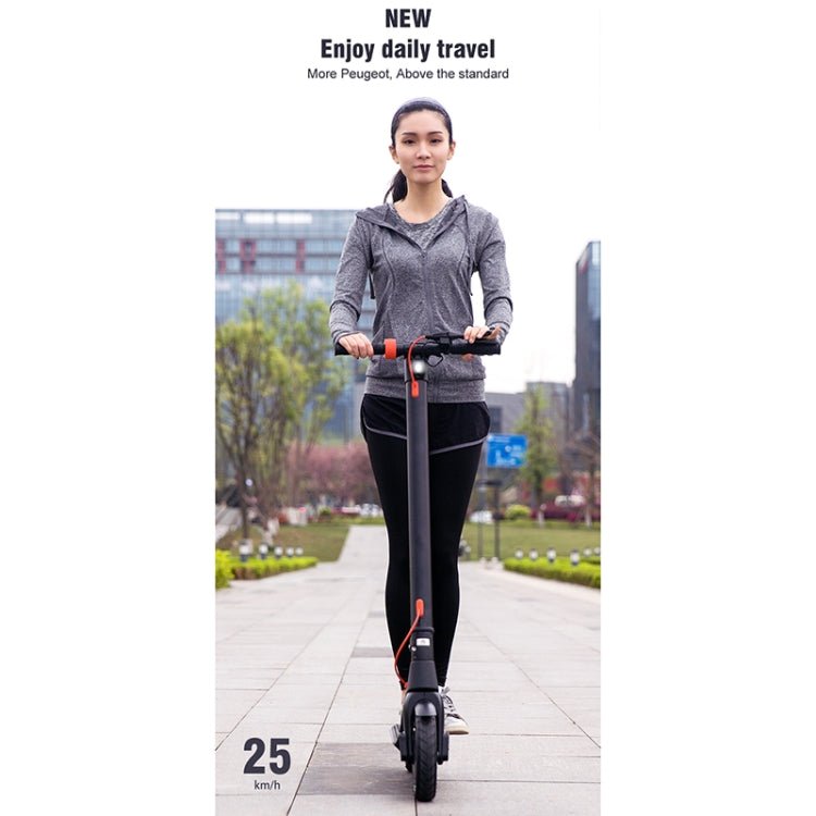 EU Warehouse X8 Outdoor Waterproof Foldable Electric Scooter with 10 inch Vacuum Tires & LCD Display & LED Lights & 10AH Lithium Battery, Load - bearing: 20 - 100kg (Black), EU - ORIWHIZ