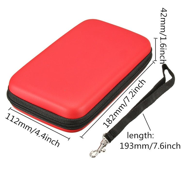 EVA Hard Carry Case Cover for New 3DS XL LL Skin Sleeve Bag Pouch, Black, Red, Blue - ORIWHIZNintendo AccessoriesNintendo Accessories BagsToys & Hobbies