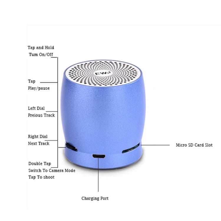 EWA A1 Portable TWS Bluetooth Wireless Speaker IPX5 Waterproof Support TF Card - ORIWHIZ