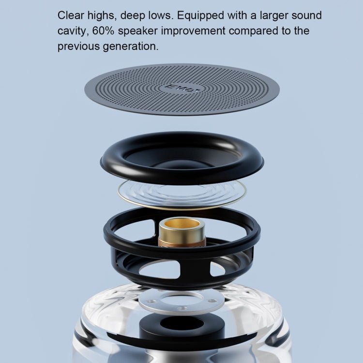 EWA A126 Mini Bluetooth 5.0 Bass Radiator Metal Speaker - ORIWHIZ