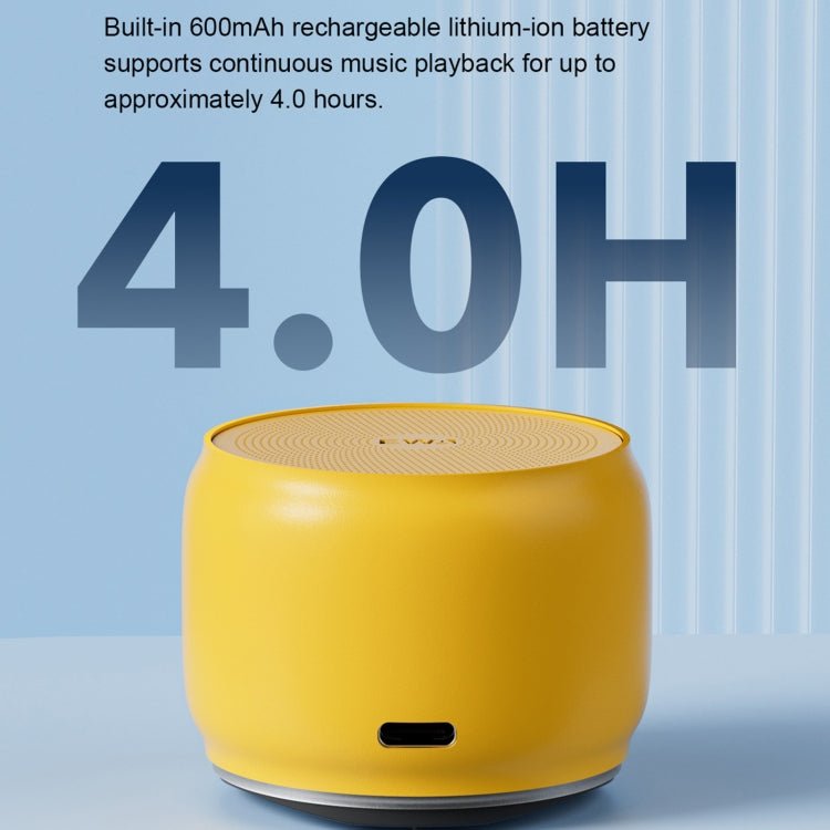 EWA A126 Mini Bluetooth 5.0 Bass Radiator Metal Speaker - ORIWHIZ