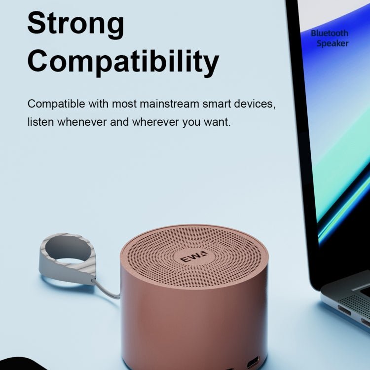 EWA A129 Mini Bluetooth 5.0 Bass Radiator Metal Speaker - ORIWHIZ