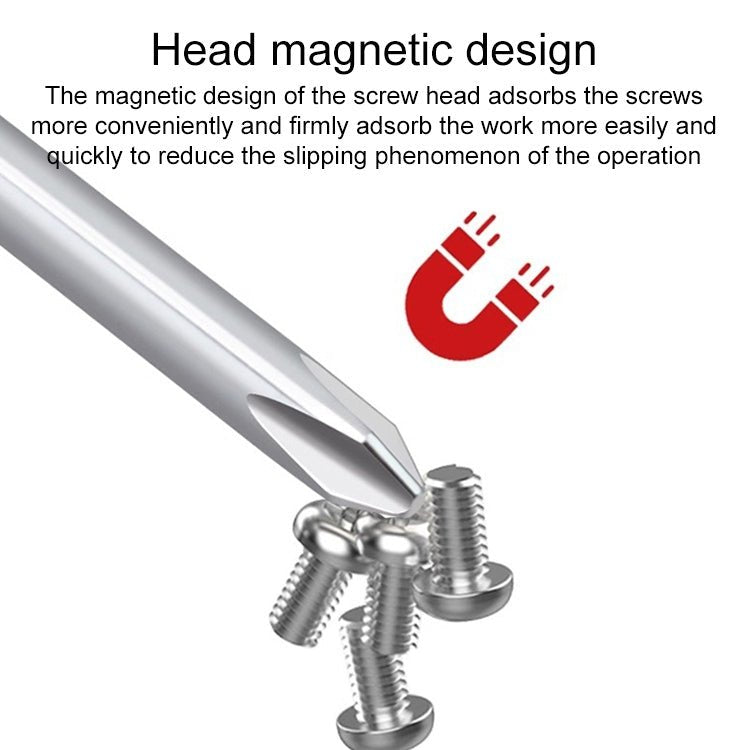 Extended Screwdriver 12 inch Cross - shaped Screwdriver Special Long Magnetic Sewing Machine Machine Repair Screwdriver, Cross, One Word - ORIWHIZ
