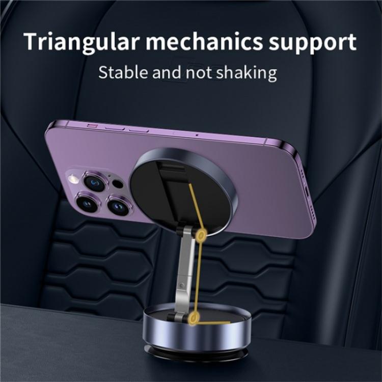 F1 Dashboard Mount Strong Suction Navigation Stand Universal Magnetic Car Phone Holder, F1 (Silver), F1 (Tarnish) - ORIWHIZ