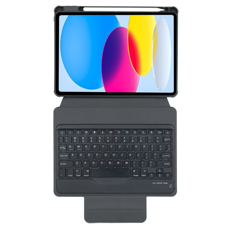 F10B 360 Rotation Acrylic Transparent Bluetooth Keyboard Leather Case, F10B - ORIWHIZApple AccessoriesiPad KeyboardiPad Keyboard Universal