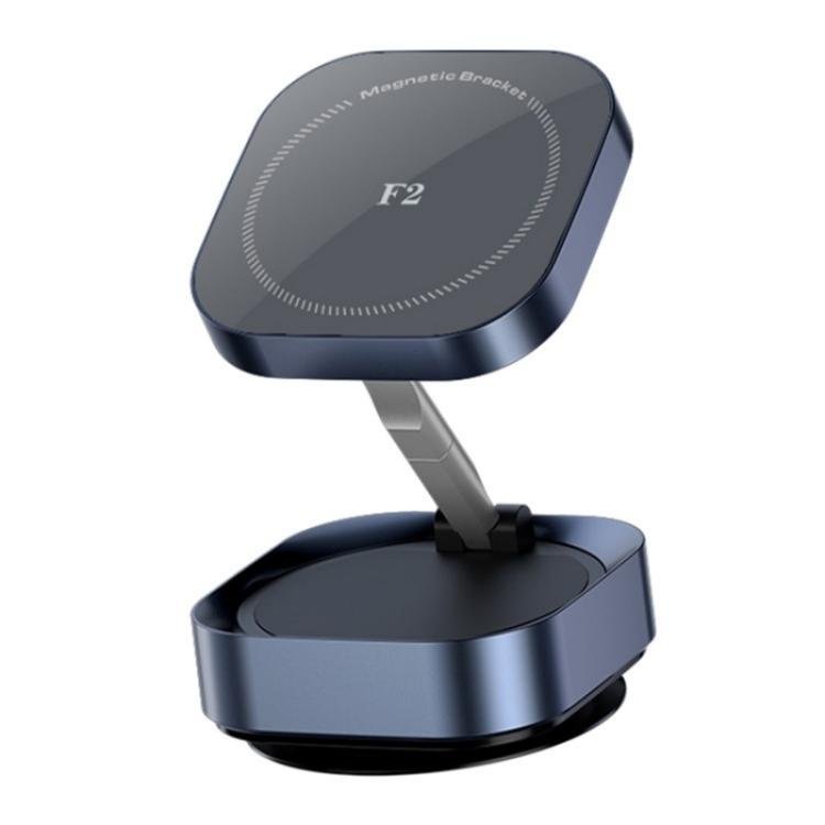 F2 Strong Magnet Vacuum Suction Adjustable Foldable Car Dashboard Windshield Phone Holder, F2 (Silver), F2 (Tarnish) - ORIWHIZ
