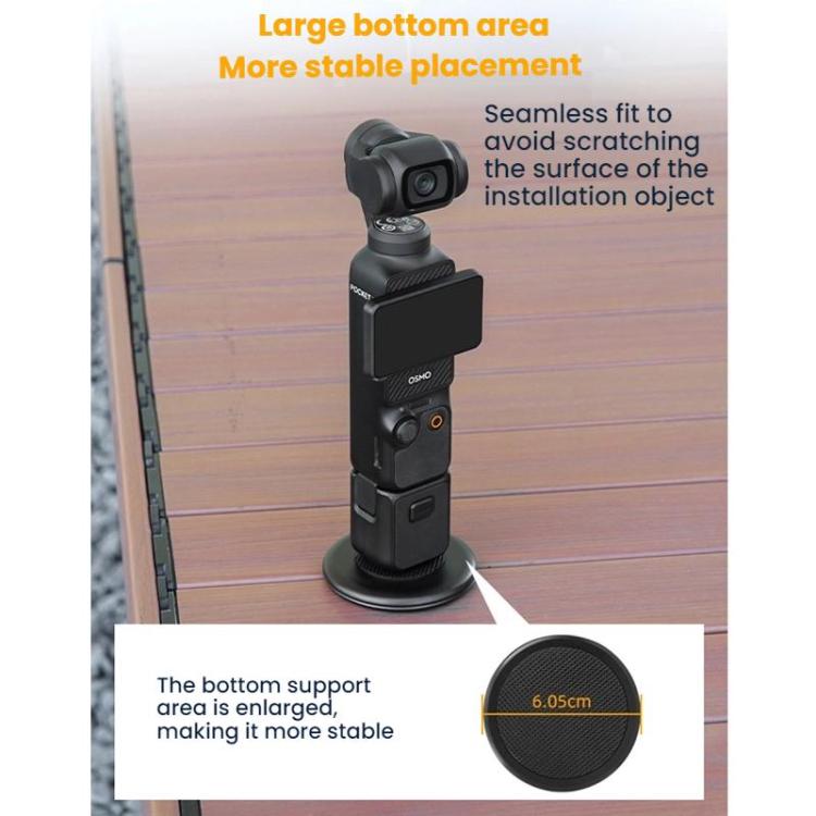 Flymile Aluminum Alloy Desktop Mount For DJI Osmo Pocket 3/Insta360 X4/X5 - ORIWHIZDJI & Insta360 AccessoriesFlymileMount & Holder