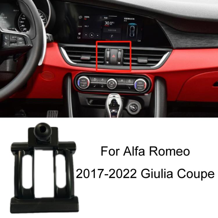 For Alfa Romeo Car - Mounted Special Mobile Phone Navigation Bracket Base, 17 - 22 Stelvio SUV, 17 - 22 Giulia Coupe - ORIWHIZ