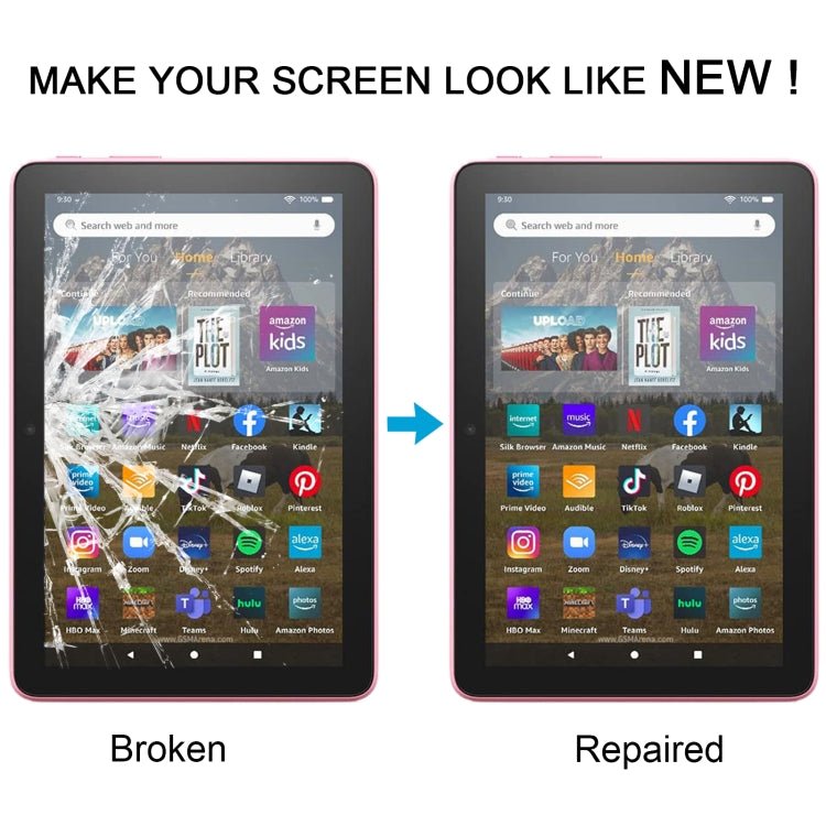 For Amazon Fire HD 8 HD8 2022 12th Gen Touch Panel, For Amazon Fire HD 8 2022 - ORIWHIZ