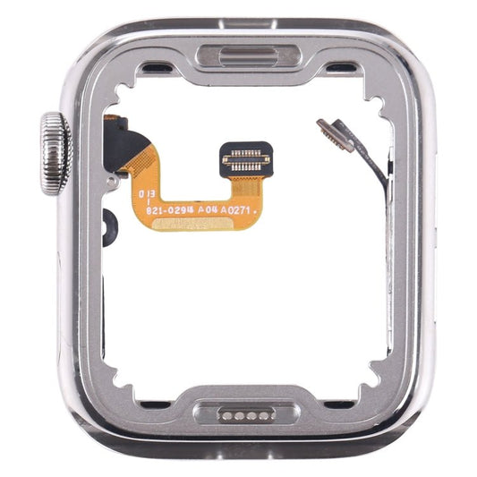 For Apple Watch Series 6 40mm Stainless Steel Middle Frame Bezel Plate with Loudspeaker / Power / Rotating Shaft Flex Cable, Series 6 40mm - ORIWHIZ
