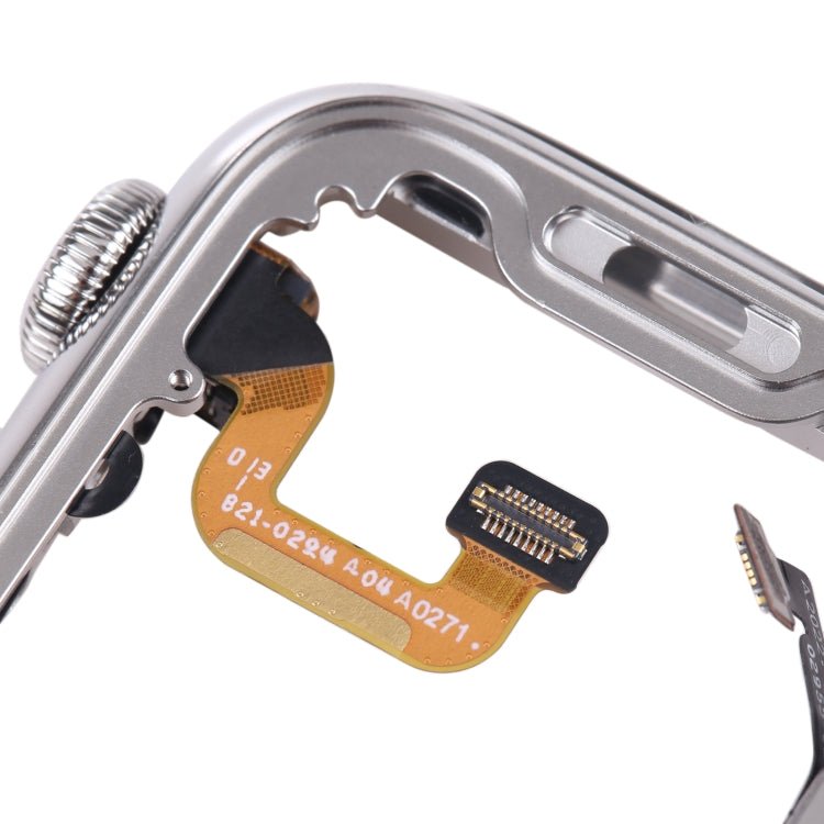 For Apple Watch Series 6 40mm Stainless Steel Middle Frame Bezel Plate with Loudspeaker / Power / Rotating Shaft Flex Cable, Series 6 40mm - ORIWHIZ