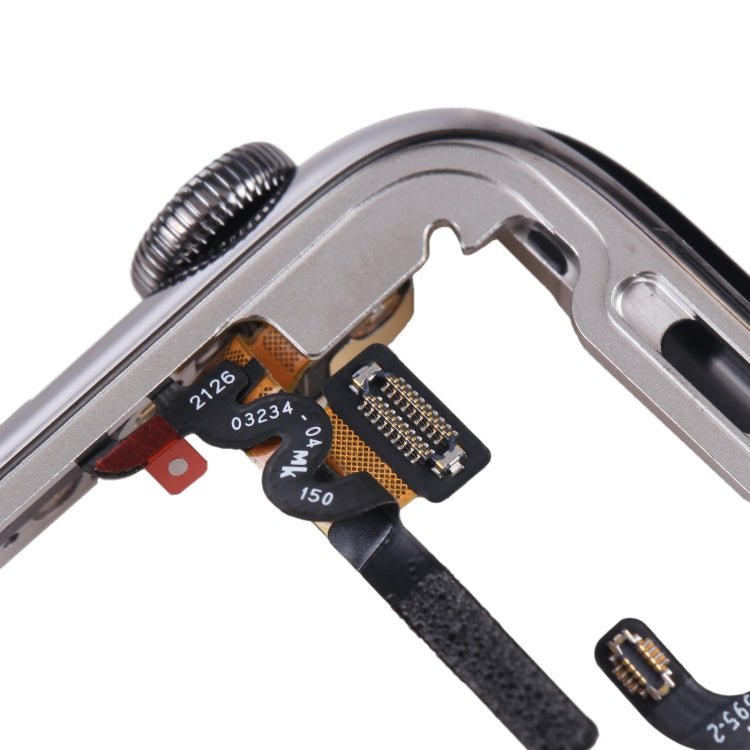 For Apple Watch Series 7 41mm Stainless Steel Middle Frame Bezel Plate with Loudspeaker / Power / Rotating Shaft Flex Cable, Series 7 41mm - ORIWHIZ