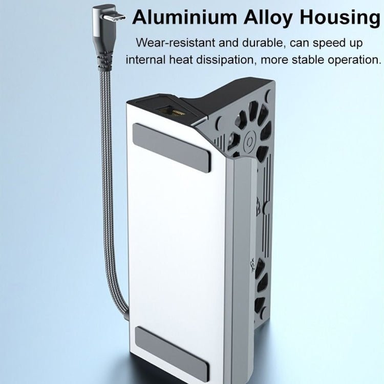 For ASUS ROG Ally 100W PD Charging Game Console Stand Multifunctional USB 3.0 Docking Station, 5 - in - 1, 6 - in - 1, 9 - in - 1, 10 - in - 1 - ORIWHIZPocket Console & AccessoriesPocket Console & Accessories AccessoriesToys & Hobbies