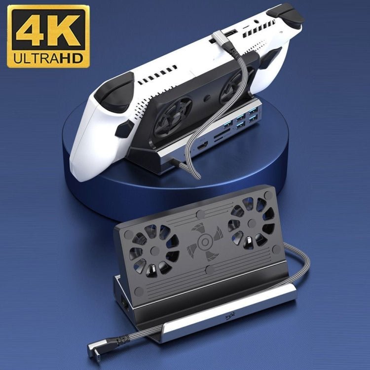 For ASUS ROG Ally 100W PD Charging Game Console Stand Multifunctional USB 3.0 Docking Station, 5 - in - 1, 6 - in - 1, 9 - in - 1, 10 - in - 1 - ORIWHIZPocket Console & AccessoriesPocket Console & Accessories AccessoriesToys & Hobbies