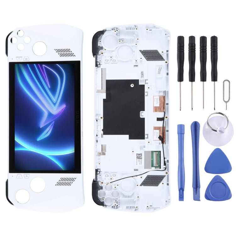 For Asus Rog Ally - RC71L - NH005W 120HZ Original LCD Screen Digitizer Full Assembly with Frame, For Asus Rog Ally (with Frame) - ORIWHIZ