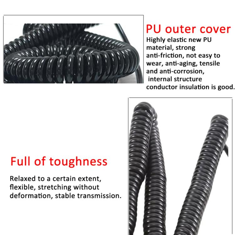 For CNHTC SINOTRUK HOWO SITRAK Four Way Monitoring Camera Spring Wire, 8m - ORIWHIZCar Replacement PartsDIY CablesIn Car